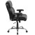 Flash Furniture GO-2031-LEA-GG Big & Tall 400 lb. Black LeatherSoft Ergonomic Task Office Chair with Arms addl-8