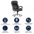 Flash Furniture GO-2092M-1-BK-GG Big & Tall 500 lb. Black LeatherSoft Extra Wide Executive Swivel Ergonomic Office Chair addl-12