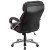 Flash Furniture GO-2092M-1-BK-GG Big & Tall 500 lb. Black LeatherSoft Extra Wide Executive Swivel Ergonomic Office Chair addl-7