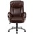 Flash Furniture GO-2092M-1-BN-GG Big & Tall 500 lb. Brown LeatherSoft Extra Wide Executive Swivel Ergonomic Office Chair addl-10