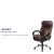 Flash Furniture GO-2092M-1-BN-GG Big & Tall 500 lb. Brown LeatherSoft Extra Wide Executive Swivel Ergonomic Office Chair addl-4