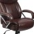 Flash Furniture GO-2092M-1-BN-GG Big & Tall 500 lb. Brown LeatherSoft Extra Wide Executive Swivel Ergonomic Office Chair addl-8