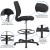 Flash Furniture GO-2100-GG Ergonomic Mid-Back Mesh Drafting Chair with Black Fabric Seat and Adjustable Foot Ring addl-4