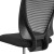 Flash Furniture GO-2100-GG Ergonomic Mid-Back Mesh Drafting Chair with Black Fabric Seat and Adjustable Foot Ring addl-7