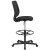 Flash Furniture GO-2100-GG Ergonomic Mid-Back Mesh Drafting Chair with Black Fabric Seat and Adjustable Foot Ring addl-8