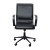 Flash Furniture GO-21111B-BK-BK-GG Black Designer Executive LeatherSoft Office Chair with Black Base and Arms addl-10