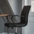 Flash Furniture GO-21111B-BK-BK-GG Black Designer Executive LeatherSoft Office Chair with Black Base and Arms addl-6