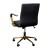 Flash Furniture GO-21111B-BK-GLD-GG Black Designer Executive LeatherSoft Office Chair with Brushed Gold Base and Arms addl-7