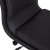 Flash Furniture GO-21111-BK-GG Mid-Back Armless Swivel Task Office Chair with LeatherSoft and Adjustable Chrome Base, Black addl-8