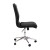 Flash Furniture GO-21111-BK-GG Mid-Back Armless Swivel Task Office Chair with LeatherSoft and Adjustable Chrome Base, Black addl-9
