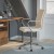 Flash Furniture GO-21111B-TAUPE-CHR-GG Designer Executive Taupe LeatherSoft Office Chair with Brushed Chrome Base and Arms addl-1