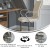Flash Furniture GO-21111B-TAUPE-CHR-GG Designer Executive Taupe LeatherSoft Office Chair with Brushed Chrome Base and Arms addl-3