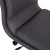 Flash Furniture GO-21111-GY-GG Mid-Back Armless Swivel Gray LeatherSoft Task Office Chair with Adjustable Chrome Base addl-8