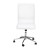Flash Furniture GO-21111-WH-GG Mid-Back Armless Swivel White LeatherSoft Task Office Chair with Adjustable Chrome Base addl-10