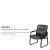 Flash Furniture GO-2136-GG Big & Tall 500 lb. Black LeatherSoft Executive Side Reception Chair with Sled Base addl-3