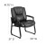 Flash Furniture GO-2138-GG Black LeatherSoft Reception Side Chair addl-5