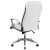 Flash Furniture GO-2192-WH-GG White High Back LeatherSoft Executive Swivel Office Chair with Chrome Base and Arms addl-6