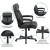 Flash Furniture GO-2196-1-GG Black High Back LeatherSoft Executive Swivel Office Chair with Arms addl-4