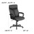 Flash Furniture GO-2196-1-GG Black High Back LeatherSoft Executive Swivel Office Chair with Arms addl-5