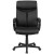 Flash Furniture GO-2196-1-GG Black High Back LeatherSoft Executive Swivel Office Chair with Arms addl-9