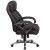 Flash Furniture GO-2222-GG Big & Tall 500 lb. Black LeatherSoft Executive Ergonomic Office Chair with Chrome Base and Arms addl-4