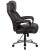 Flash Furniture GO-2223-BK-GG Big & Tall 500 lb. Black LeatherSoft Executive Ergonomic Office Chair with Adjustable Headrest addl-9