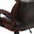 Flash Furniture GO-2223-BN-GG Big & Tall Brown LeatherSoft Executive Swivel Office Chair with Headrest and Wheels addl-11