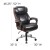 Flash Furniture GO-2223-BN-GG Big & Tall Brown LeatherSoft Executive Swivel Office Chair with Headrest and Wheels addl-6