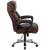 Flash Furniture GO-2223-BN-GG Big & Tall Brown LeatherSoft Executive Swivel Office Chair with Headrest and Wheels addl-9