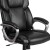 Flash Furniture GO-2236M-BK-GG Mid-Back Black LeatherSoft Executive Swivel Office Chair with Padded Arms addl-10