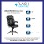 Flash Furniture GO-2236M-BK-GG Mid-Back Black LeatherSoft Executive Swivel Office Chair with Padded Arms addl-3