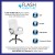 Flash Furniture GO-2236M-WH-GG Mid-Back White LeatherSoft Executive Swivel Office Chair with Padded Arms addl-3