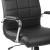 Flash Furniture GO-2240-BK-GG Mid-Back Black Vinyl Executive Swivel Office Chair with Chrome Base and Arms addl-10