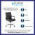 Flash Furniture GO-2240-BK-GG Mid-Back Black Vinyl Executive Swivel Office Chair with Chrome Base and Arms addl-3