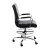 Flash Furniture GO-2286B-BK-GG Mid-Back Black LeatherSoft Drafting Chair with Adjustable Foot Ring and Chrome Base addl-7
