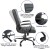 Flash Furniture GO-2286H-BK-BK-GG High Back Black LeatherSoft Executive Swivel Office Chair with Black Frame and Arms addl-5