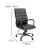 Flash Furniture GO-2286H-BK-BK-GG High Back Black LeatherSoft Executive Swivel Office Chair with Black Frame and Arms addl-6