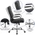 Flash Furniture GO-2286H-BK-GG High Back Black LeatherSoft Executive Swivel Office Chair with Chrome Frame and Arms addl-5