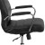 Flash Furniture GO-2286H-BK-GG High Back Black LeatherSoft Executive Swivel Office Chair with Chrome Frame and Arms addl-8