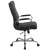 Flash Furniture GO-2286H-BK-GG High Back Black LeatherSoft Executive Swivel Office Chair with Chrome Frame and Arms addl-9