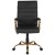Flash Furniture GO-2286H-BK-GLD-GG High Back Black LeatherSoft Executive Swivel Office Chair with Gold Frame and Arms addl-10