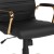 Flash Furniture GO-2286H-BK-GLD-GG High Back Black LeatherSoft Executive Swivel Office Chair with Gold Frame and Arms addl-11