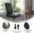 Flash Furniture GO-2286H-BK-GLD-RLB-GG High Back Black LeatherSoft Executive Swivel Office Chair with Gold Frame, Arms, and Transparent Roller Wheels addl-3
