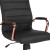 Flash Furniture GO-2286H-BK-RSGLD-GG High Back Black LeatherSoft Executive Swivel Office Chair with Rose Gold Frame and Arms addl-11