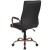 Flash Furniture GO-2286H-BK-RSGLD-GG High Back Black LeatherSoft Executive Swivel Office Chair with Rose Gold Frame and Arms addl-7
