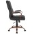 Flash Furniture GO-2286H-BK-RSGLD-GG High Back Black LeatherSoft Executive Swivel Office Chair with Rose Gold Frame and Arms addl-9