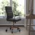 Flash Furniture GO-2286H-BK-RSGLD-RLB-GG High Back Black LeatherSoft Executive Swivel Office Chair with Rose Gold Frame, Arms, and Transparent Roller Wheels addl-1