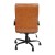 Flash Furniture GO-2286H-BR-BK-GG High Back Brown LeatherSoft Executive Swivel Office Chair with Black Frame and Arms addl-7