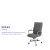 Flash Furniture GO-2286H-GR-GG High Back Gray LeatherSoft Executive Swivel Office Chair with Chrome Frame and Arms addl-4