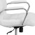 Flash Furniture GO-2286H-WH-GG High Back White LeatherSoft Executive Swivel Office Chair with Chrome Frame and Arms addl-11
